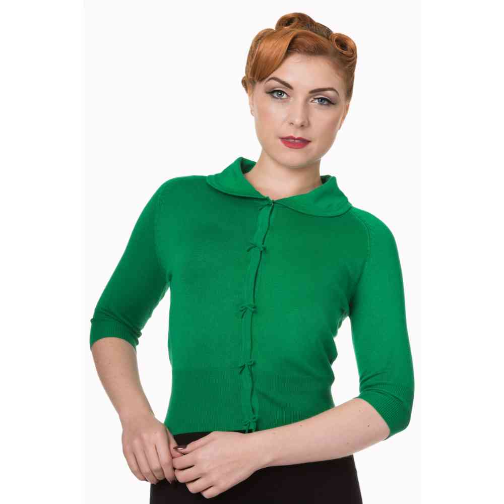 Dancing Days - April Cardigan - Green
